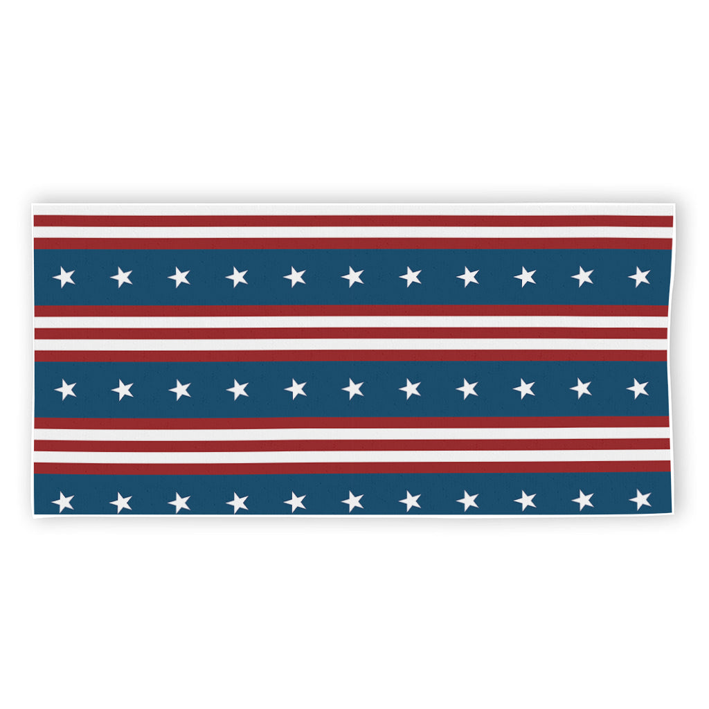 USA Independence Day Pattern Print Beach Towel