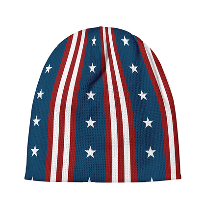USA Independence Day Pattern Print Beanie