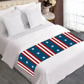 USA Independence Day Pattern Print Bed Runner