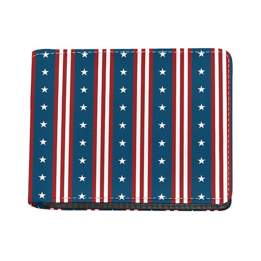 USA Independence Day Pattern Print Bifold Wallet