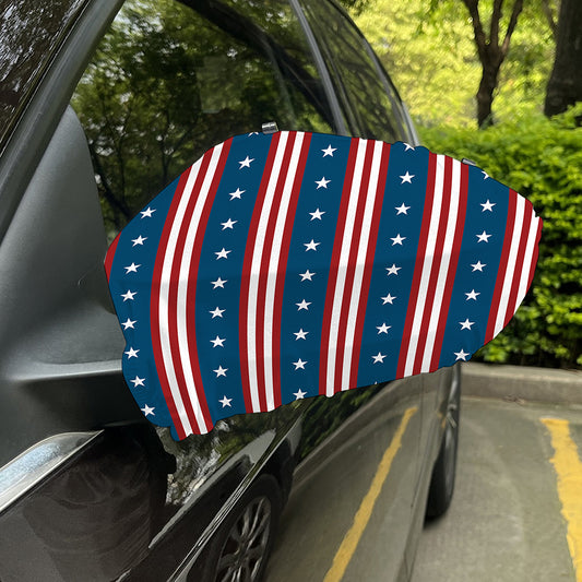 USA Independence Day Pattern Print Car Side Mirror Covers