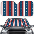 USA Independence Day Pattern Print Car Windshield Sun Shade