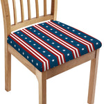USA Independence Day Pattern Print Chair Cushion Cover