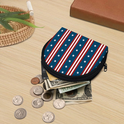 USA Independence Day Pattern Print Coin Purse