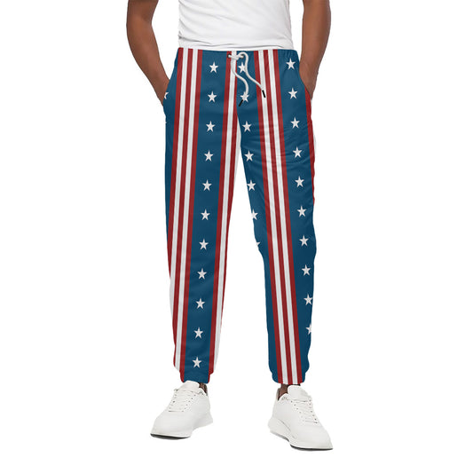 USA Independence Day Pattern Print Cotton Pants