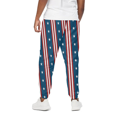 USA Independence Day Pattern Print Cotton Pants