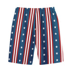 USA Independence Day Pattern Print Cotton Shorts
