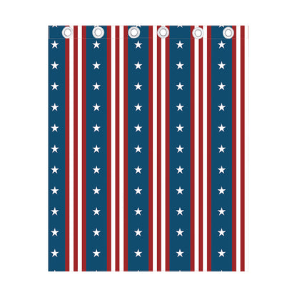 USA Independence Day Pattern Print Curtain