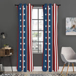 USA Independence Day Pattern Print Curtain