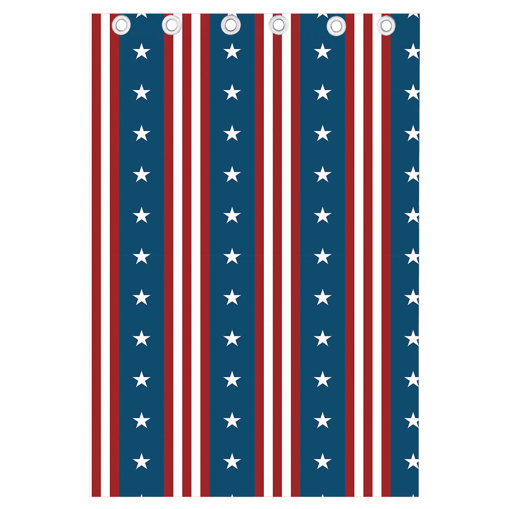 USA Independence Day Pattern Print Curtain