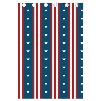 USA Independence Day Pattern Print Curtain
