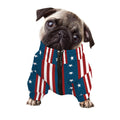 USA Independence Day Pattern Print Dog Zip Up Jacket
