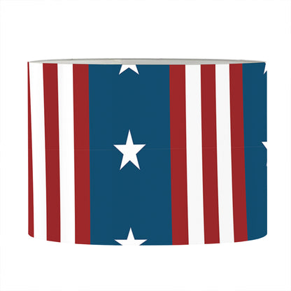 USA Independence Day Pattern Print Drum Lamp Shade