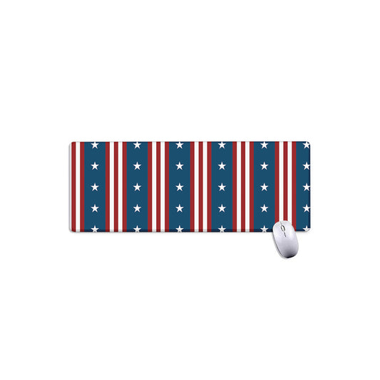 USA Independence Day Pattern Print Extended Mouse Pad