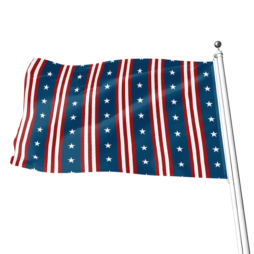 USA Independence Day Pattern Print Flag