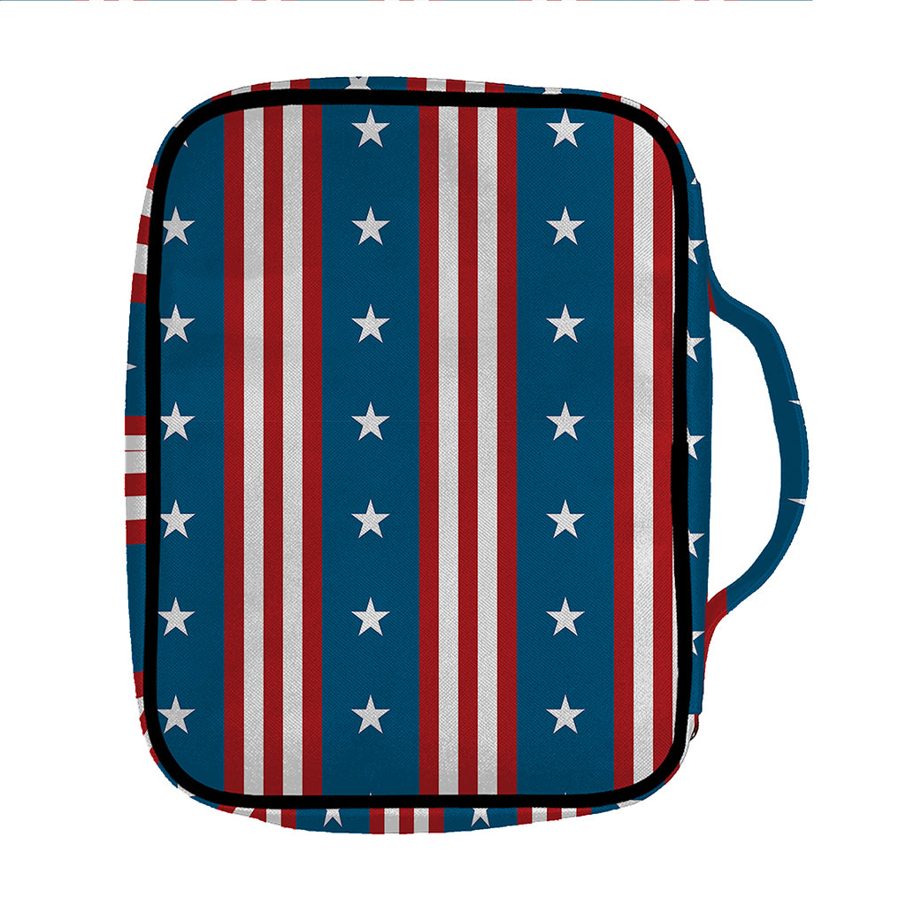 USA Independence Day Pattern Print Front Pocket Bible Bag