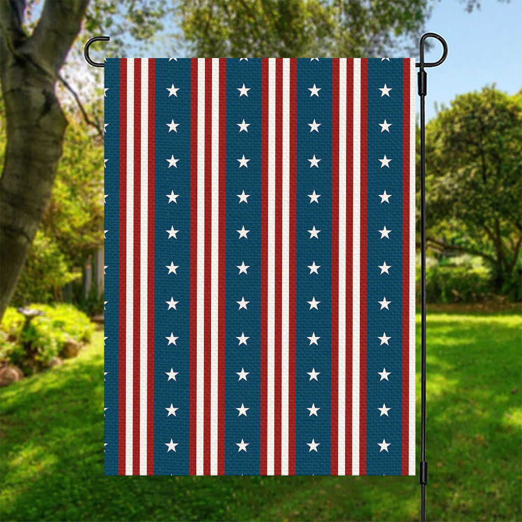 USA Independence Day Pattern Print Garden Flag