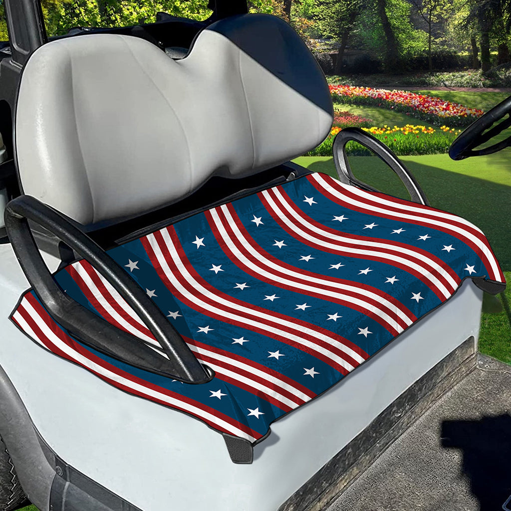 USA Independence Day Pattern Print Golf Cart Seat Cover