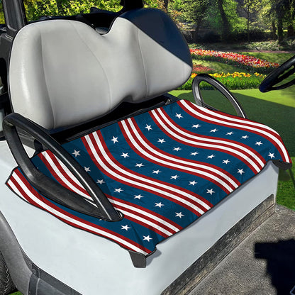 USA Independence Day Pattern Print Golf Cart Seat Cover