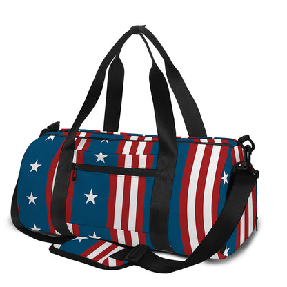 USA Independence Day Pattern Print Gym Bag