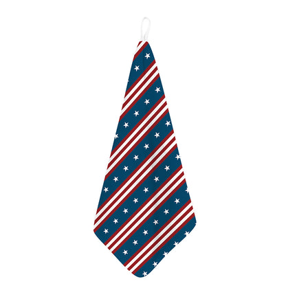 USA Independence Day Pattern Print Hand Towel