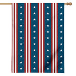 USA Independence Day Pattern Print House Flag