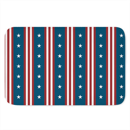 USA Independence Day Pattern Print Indoor Door Mat