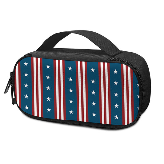 USA Independence Day Pattern Print Insulin Cooler Travel Case