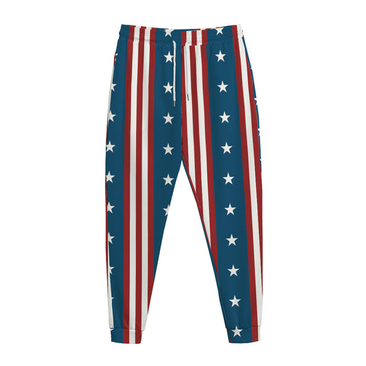 USA Independence Day Pattern Print Jogger Pants