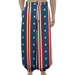 USA Independence Day Pattern Print Lantern Pants