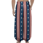 USA Independence Day Pattern Print Lantern Pants