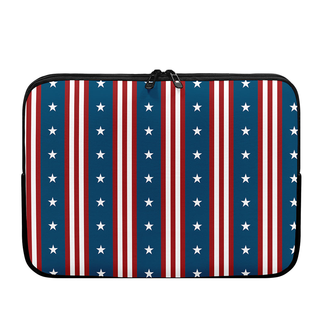 USA Independence Day Pattern Print Laptop Sleeve