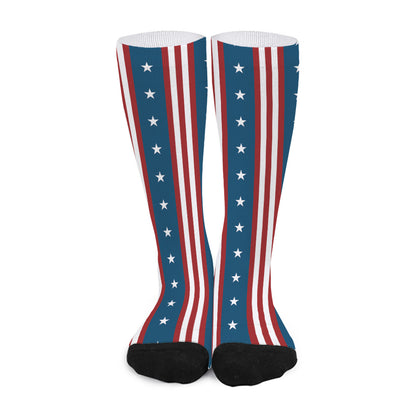 USA Independence Day Pattern Print Long Socks