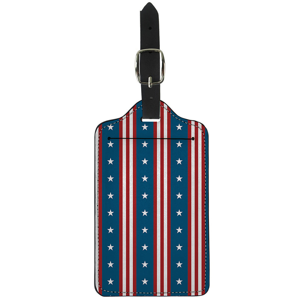 USA Independence Day Pattern Print Luggage Tag