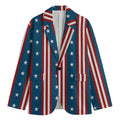 USA Independence Day Pattern Print Men's Blazer