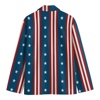 USA Independence Day Pattern Print Men's Blazer