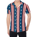 USA Independence Day Pattern Print Men's Shirt