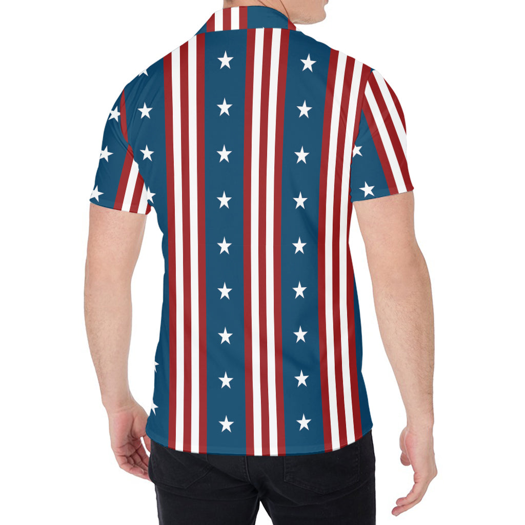 USA Independence Day Pattern Print Men's Shirt
