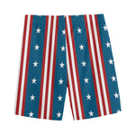 USA Independence Day Pattern Print Men's Sports Shorts
