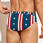 USA Independence Day Pattern Print Men's Swim Briefs