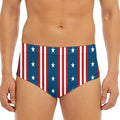 USA Independence Day Pattern Print Men's Triangle Swim Briefs