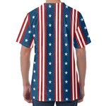 USA Independence Day Pattern Print Men's Velvet T-Shirt