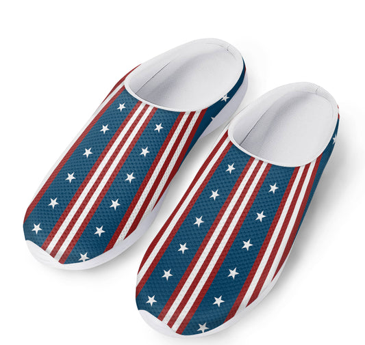 USA Independence Day Pattern Print Mesh Casual Shoes
