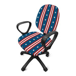 USA Independence Day Pattern Print Office Chair Cover