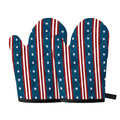 USA Independence Day Pattern Print Oven Mitts