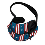 USA Independence Day Pattern Print Pet Sling Carrier