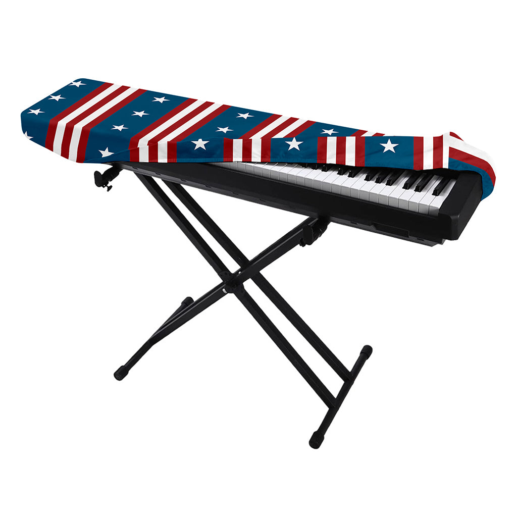 USA Independence Day Pattern Print Piano Keyboard Cover