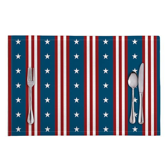 USA Independence Day Pattern Print Placemat