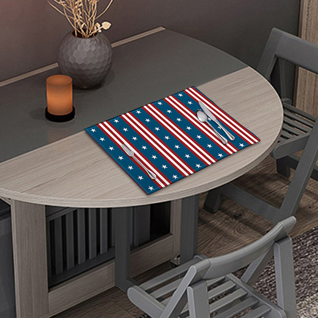 USA Independence Day Pattern Print Placemat