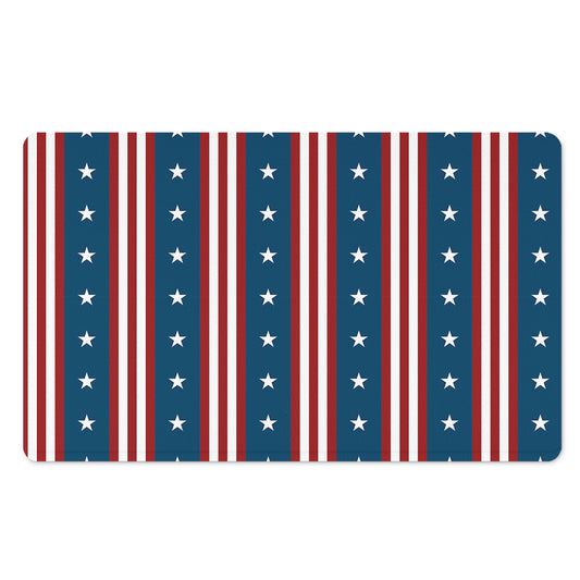 USA Independence Day Pattern Print Polyester Doormat